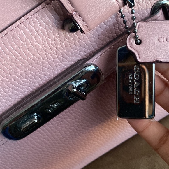 Coach Swagger 27 shoulder bag purse Dusty Rose / Gunmetal - Picture 3 of 9